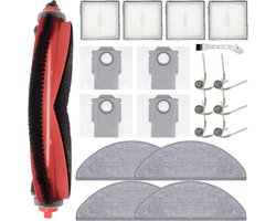 20-delige Accessoireset - Geschikt voor Roborock Q10 S5, S5+ & X5 - Complete Onderhoudskit - Inclusief Hoofdborstel, HEPA Filters, Dweilpads & Stofzakken - Robotstofzuiger Reserveonderdelen