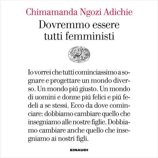 Dovremmo essere tutti femministi - cover
