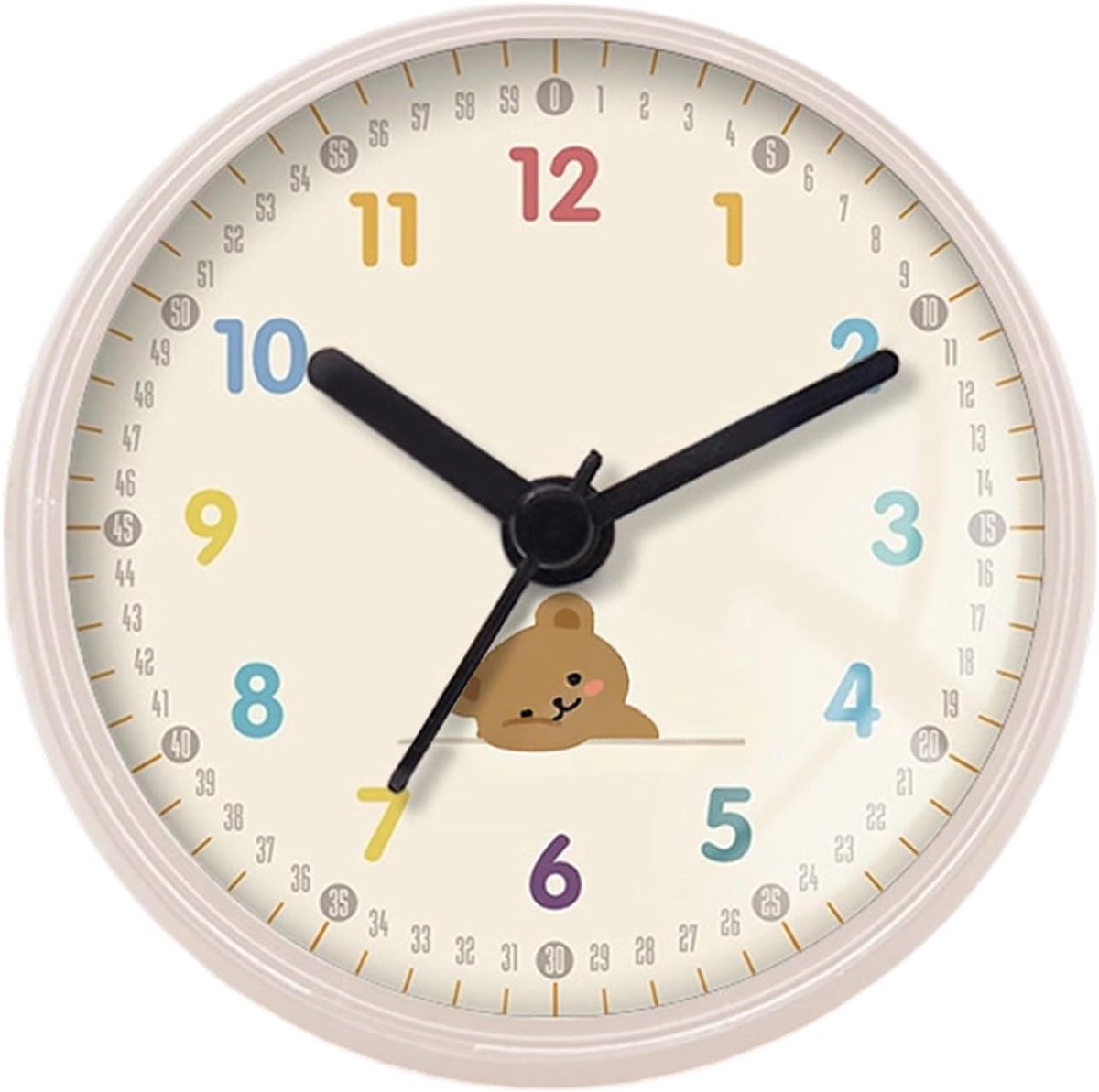 Waterdichte Klok - Badkamer Klok - Douche Keuken Toilet - Met Zuignap - 8cm Diameter