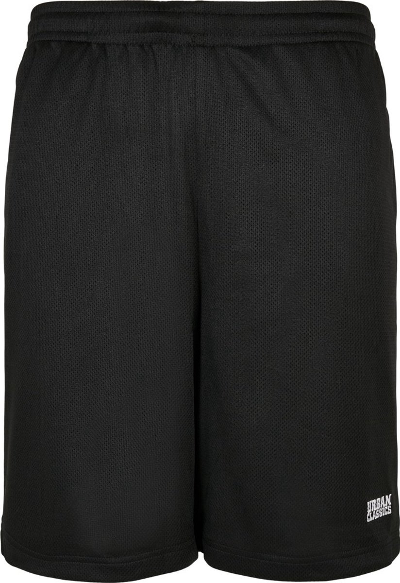 Urban Classics Basic Mesh Korte broek L Zwart