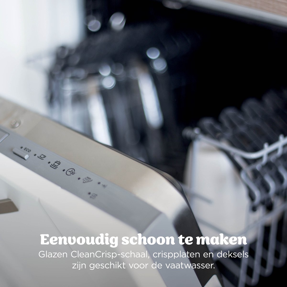 Ninja CRISPi PRO 7-in-1 Glazen Airfryer met 7 functies - Airfryen, Bakken, Braden, Rijzen, Drogen. Max Crisp en Opnieuw krokant maken - 2.3 liter en 5.7 liter glazen schaal - PFAS vrij koken - Stone - AS101EULG – foto 6