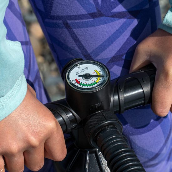 Handpomp voor Opblaasbare SUP en Boot - Lichte Dubbele Actie Pomp tot 27 psi — afbeelding 2