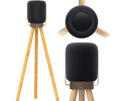 Echte houten luidsprekerstandaard voor HomePod 2 (2023) - Walnoot & beuken