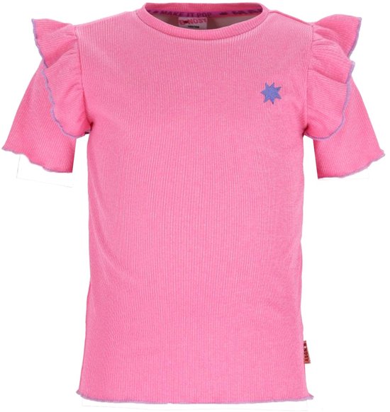 B.Nosy Y603-5431 Meisjes T-shirt roze - Maat 134/140
