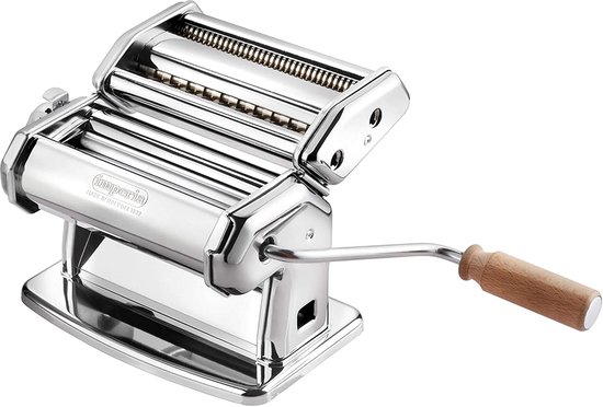 Pastamachine RVS voor Lasagne, Fettuccini & Tagliatelle - Handmatig Pastadeeg Maken van Pastamachine — afbeelding 3