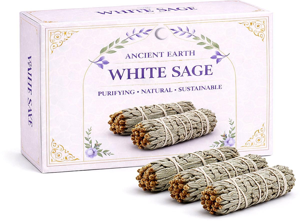 Witte Salie Smugde 3 Stuks uit Mexico - Premium Kwaliteit - White Sage - Palo Santo - Wierook