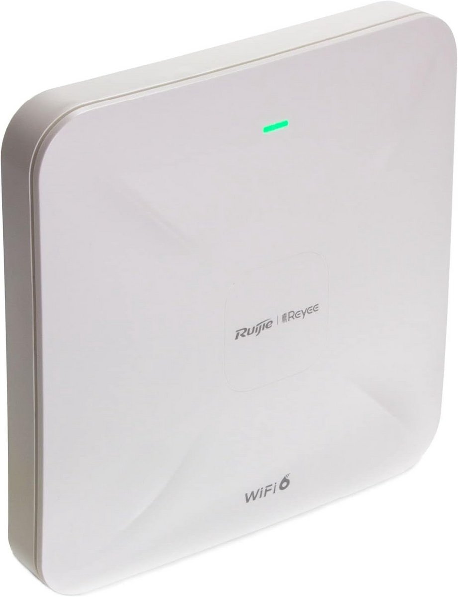 Wi-Fi 6 Toegangspunt - Draadloos Netwerk - Snelle Internetverbinding - Plafondmontage Ontwerp - 50x50x28cm - Wit