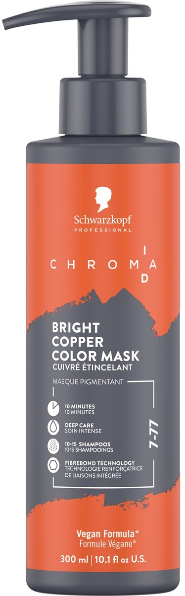 Schwarzkopf Chroma ID Kleurmasker 300ml - Bright Copper