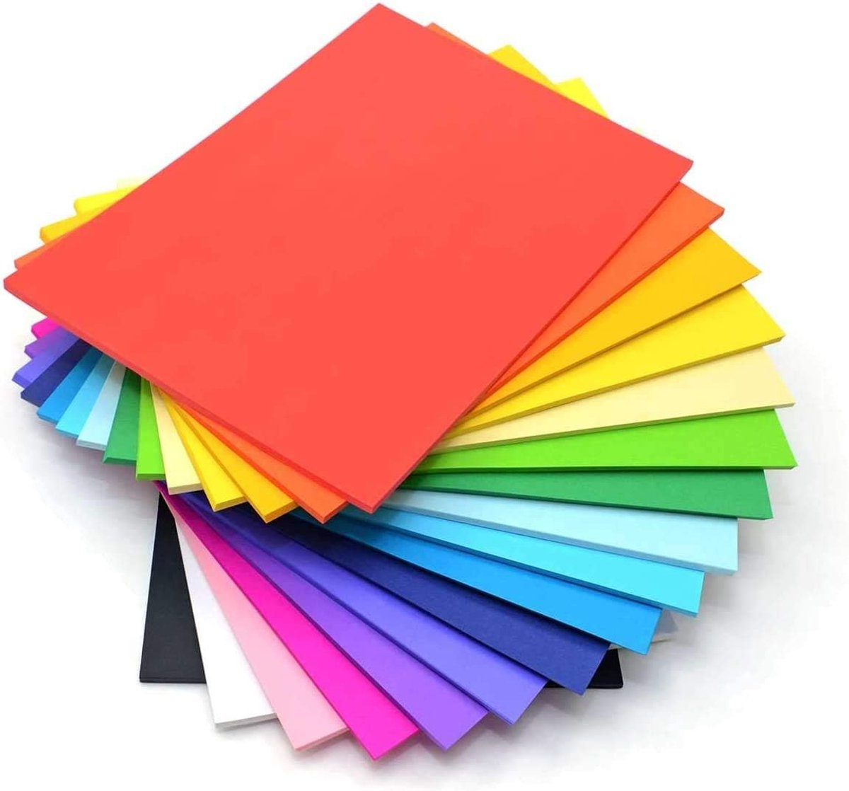 60 Vellen A4 Karton 230 g/m² - Mix van 12 Kleuren - Stevig Papier voor Knutselen en Design