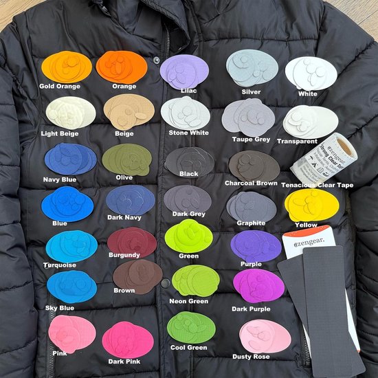 Waterdichte Reparatiepatches Zelfklevend voor Kleding, Tenten & Slaapzakken (11 Stuks) van Merkloos — afbeelding 2
