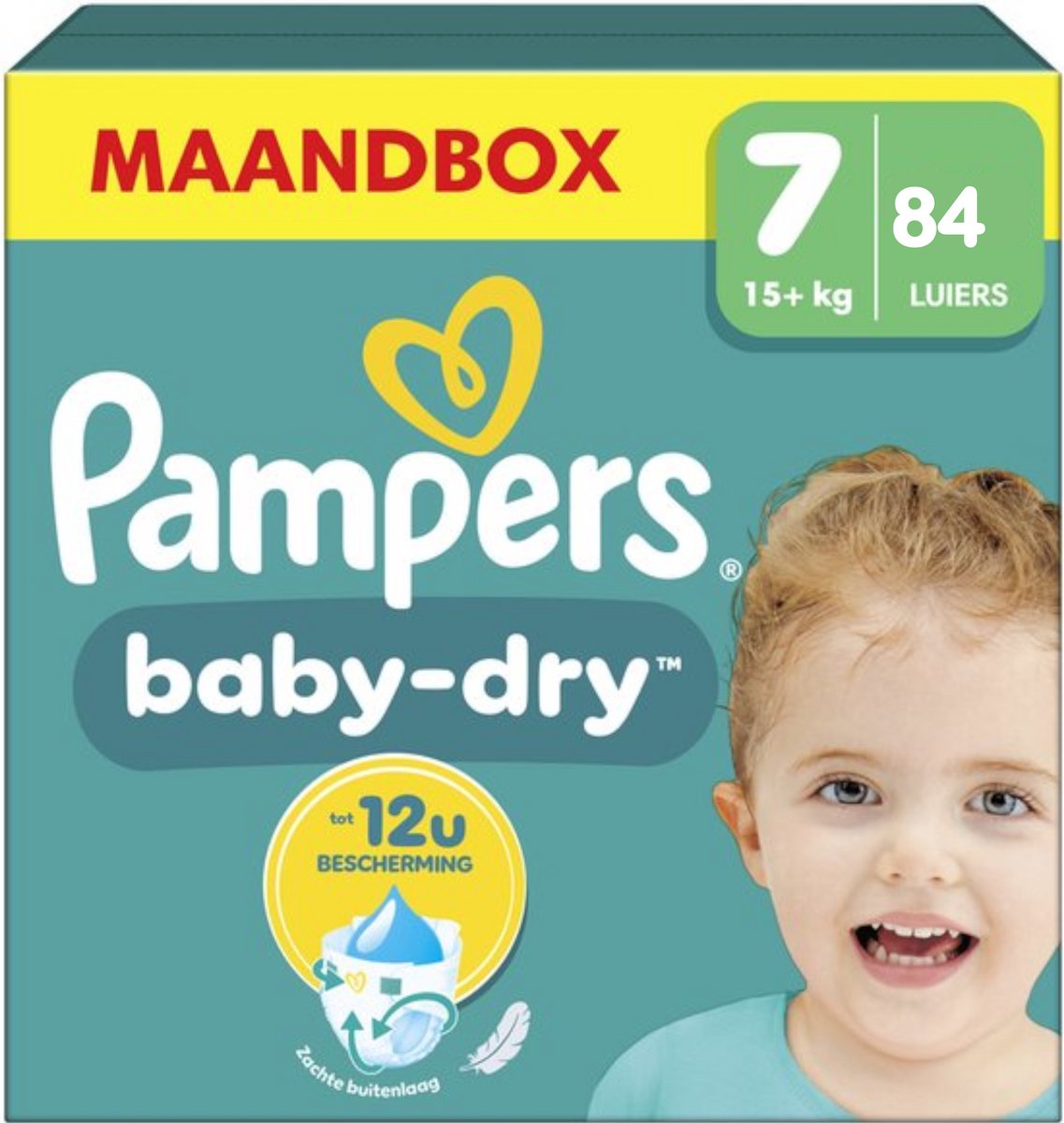 Pampers Baby-Dry Maandbox maat 7