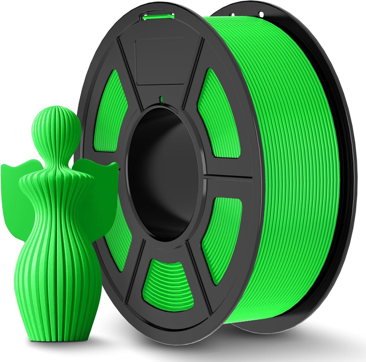 3D Printer Filament - PLA Plus Spoel - Modelbouw Printen - Hoge Taaiheid Nauwkeurig - 1.75mm 1.1kg - Groen