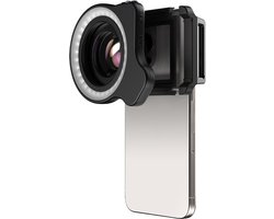 Macro lens met clip - Met vullicht, HD macro lens, Geschikt voor iPhone en Android