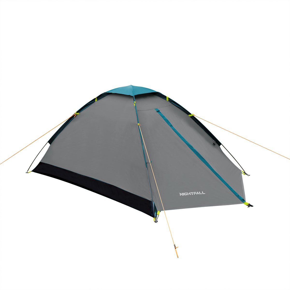 NILS CAMP Nightfall Serie - Kampeertent - Grijs-Blauw - Waterdicht - Voor 2 Personen
