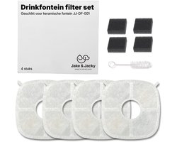 Jake and Jacky Drinkfontein Filterset - voor Keramische Drinkfontein - Model JJ-DF-001