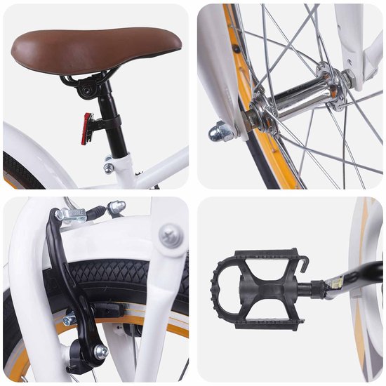 vidaXL - Kinderfiets - 20 - Inch - voor - 6-11 - jaar - oud - Wit van VidaXL — afbeelding 2