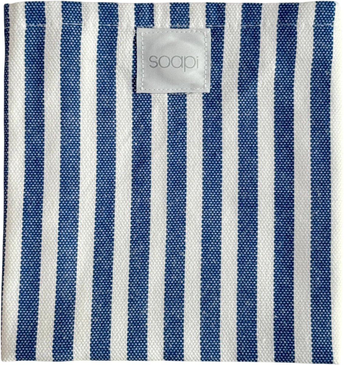 SOAPI Gestreept Magnetische theedoek – Blauw/wit – 100% Katoen - Sneldrogend
