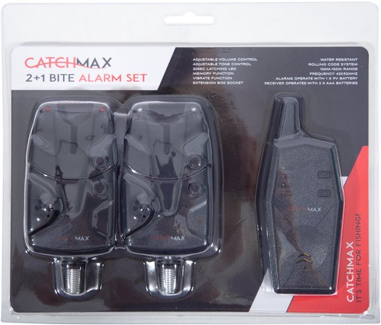 Catchmax 2+1 Bite Alarm Set - Beetmelder van Catchmax — afbeelding 4