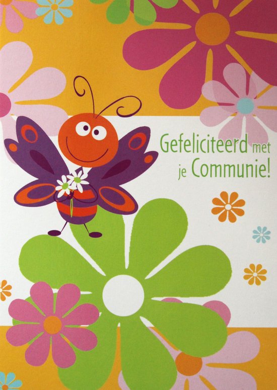 Foto: 40 communie wenskaarten kaart wens kaart communie plechtig kerk christelijk communion kommunion eerste communie meisje jongen 14 5x10 5cm zonder envelop art of cards