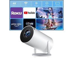 REN® Draagbare beamer - Beamer - Projector - Mini Beamer - Wit -10cm x 16cm x 10cm