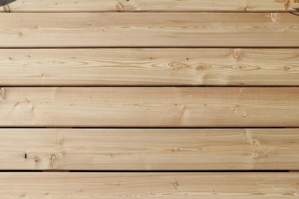 Gladde Randplank Lariks 20x190 mm 90 cm Constructiehout Onbehandeld