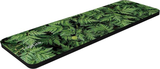 Gaming Keyboard Pad met Smalle Polssteun - Groene Wald-Design — afbeelding 5
