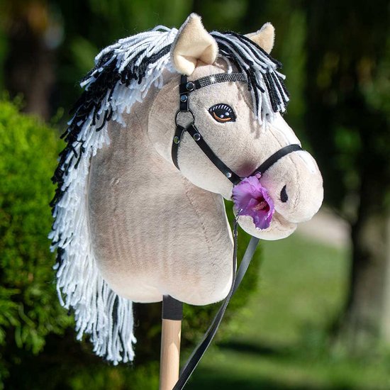 Hobby Horse Land - Hobby Horse "Dune" Fjord - inclusief halster & diamanten frontriem - Stokpaard - A3 van Merkloos — afbeelding 5
