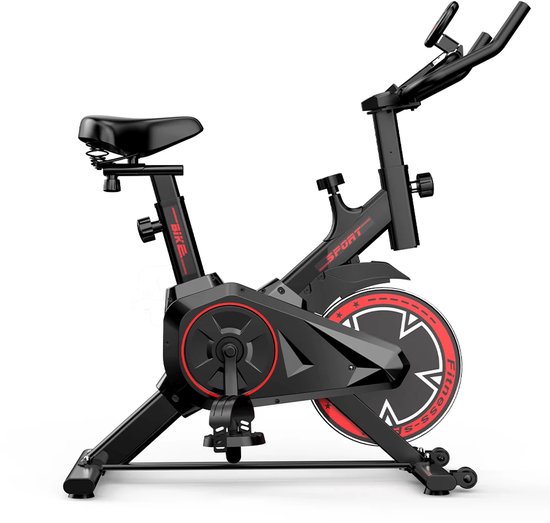 Hometrainer - Fitness Fiets - Indoor Cycling - Spinningfiets - Hometrainer voor thuis - Cardio - riemaandrijving