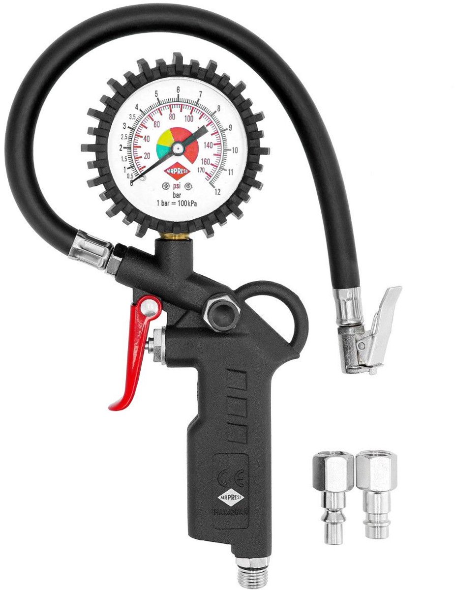 Airpress 4300021 Bandenvulmeter - 12 bar - 1/4"