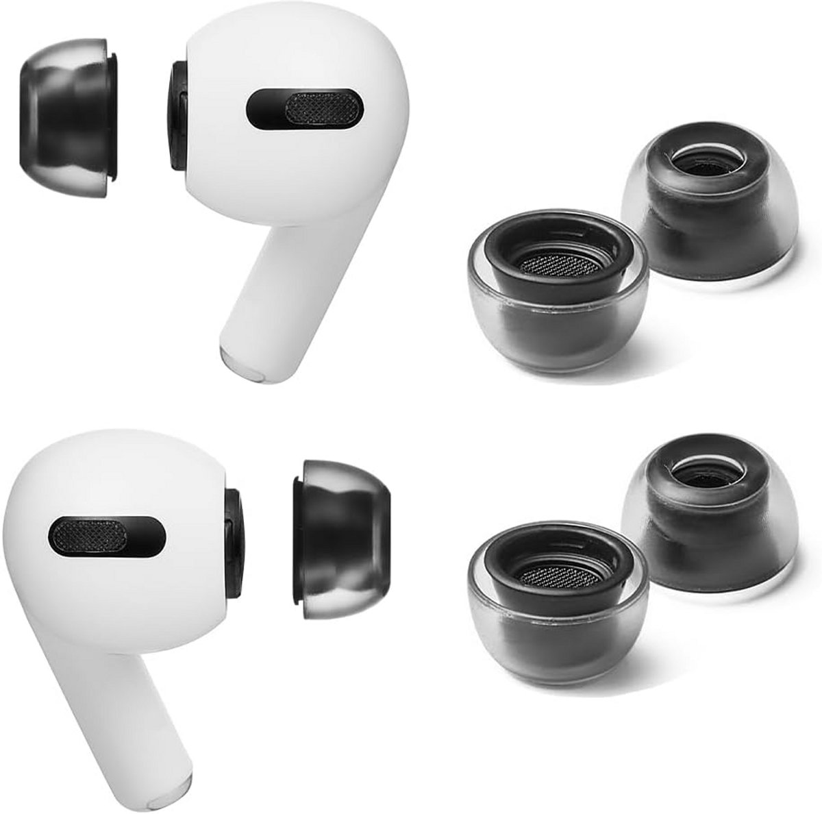 SednaEarfit Crystal oordopjes voor AirPods Pro - 2 paar