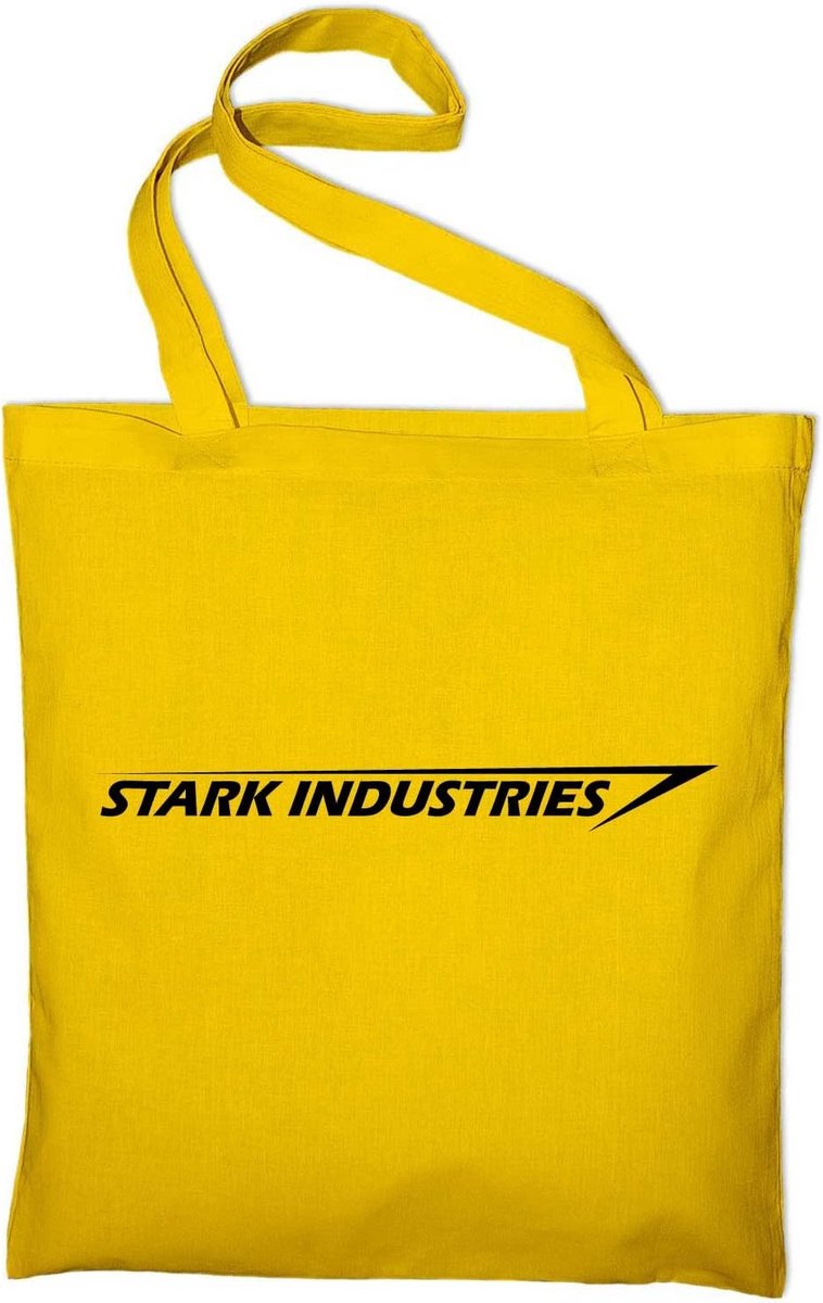 Stevige Jute en Katoenen Tas met Logo Print