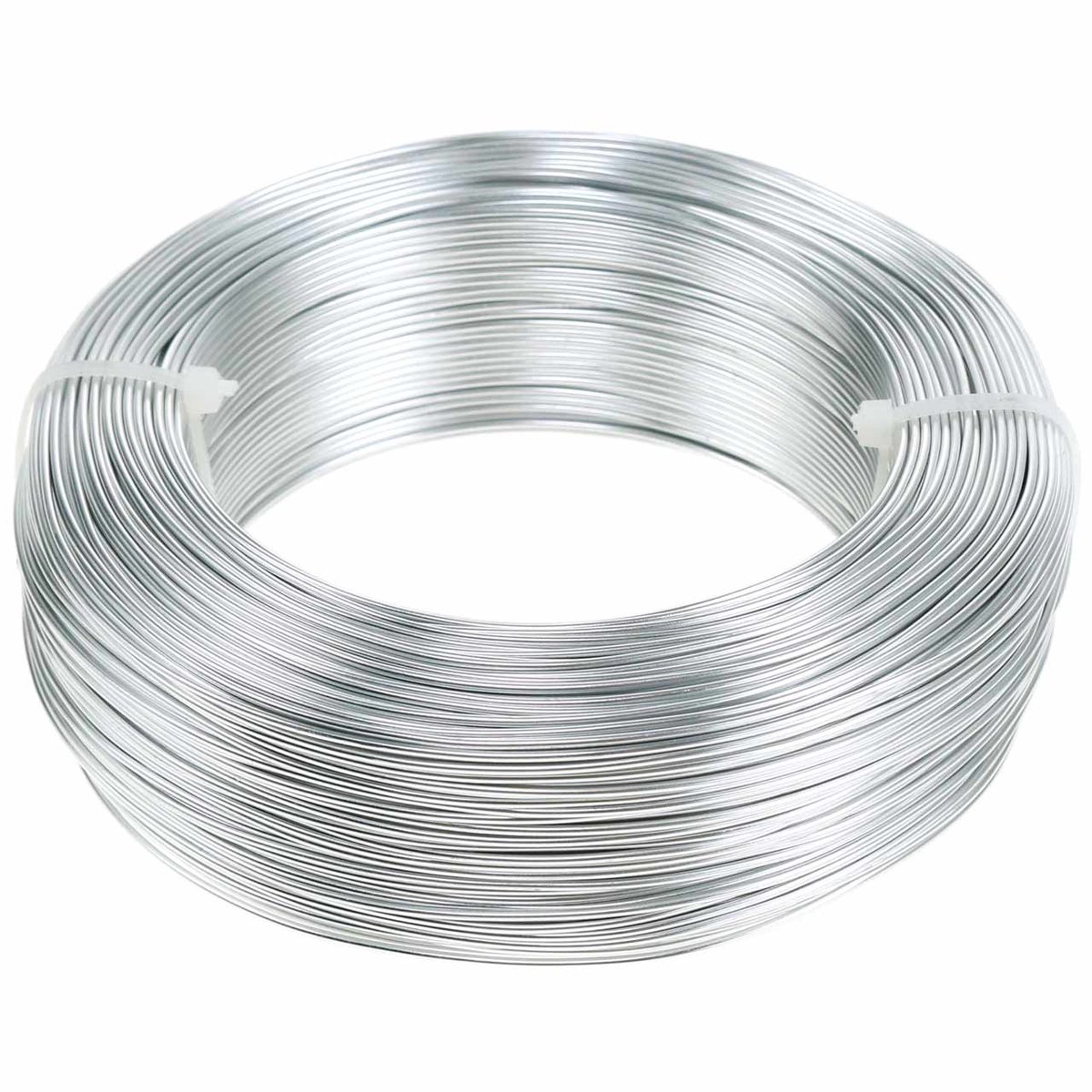 Aluminiumdraad Ø1,0mm zilver 250g 120m