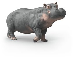 Schleich speelfiguur nijlpaard Wild Life kunststof realistisch 14938.