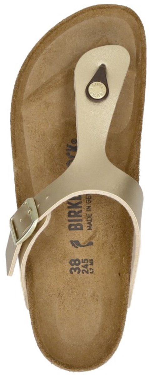 Birkenstock Gizeh Teenslippers Goudkleur Goudkleurig