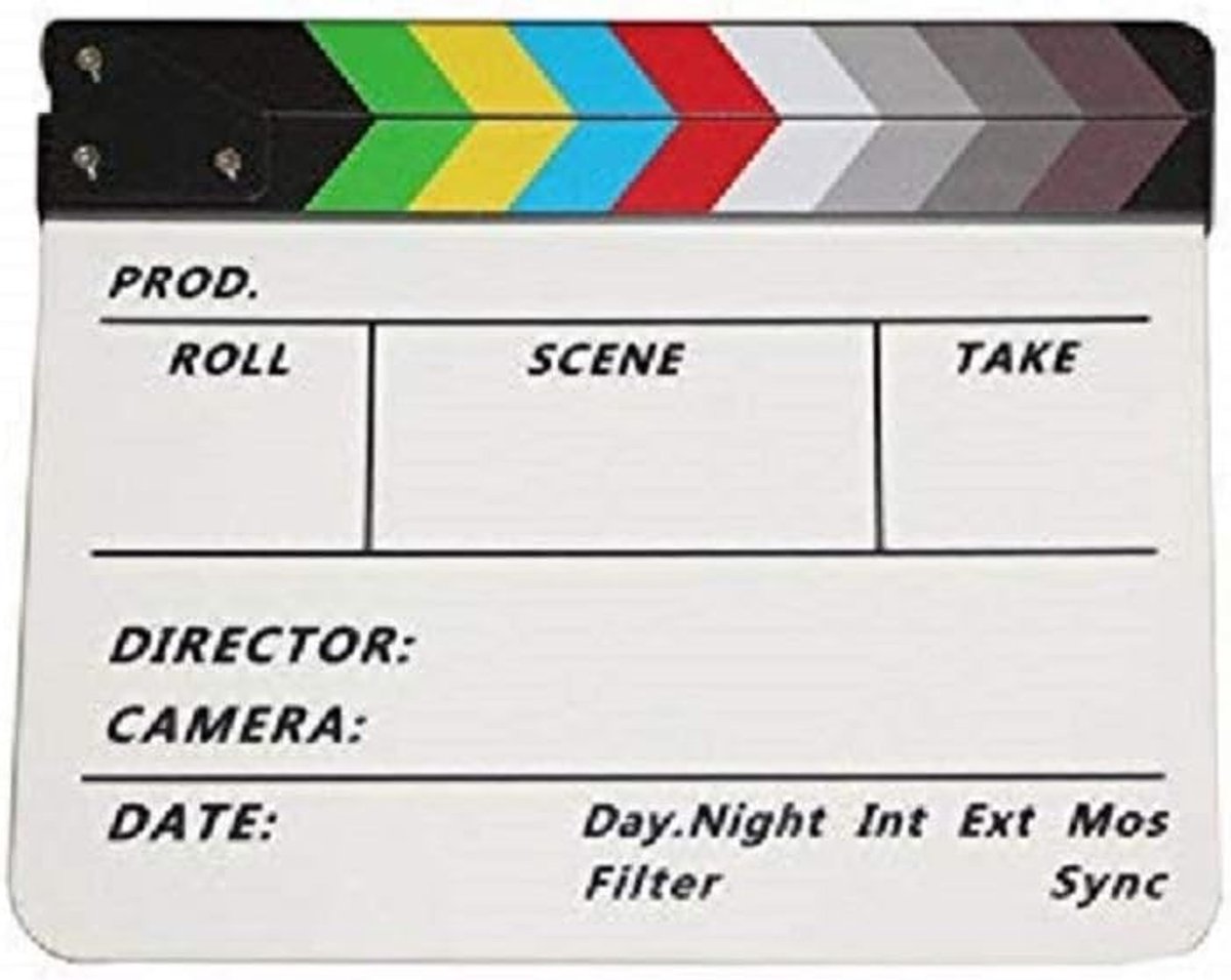 Professionele Filmklapper voor Films en Video