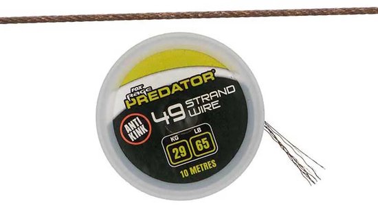 Fox Rage - Predator 49-Strand Coated Steel Wire 10m van Fox — afbeelding 3