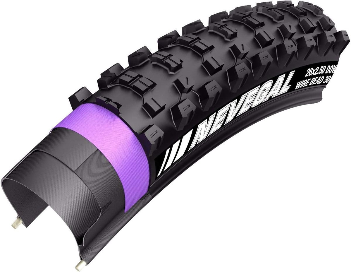 Fietsband - Buitenband - Mountainbiken - Duurzaam Rubber - 26 x 2.50 - Zwart