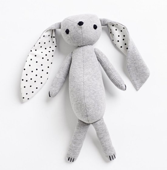 Naaipatroon Knuffeldieren Walvis en Haas - Papier Formaat — afbeelding 2