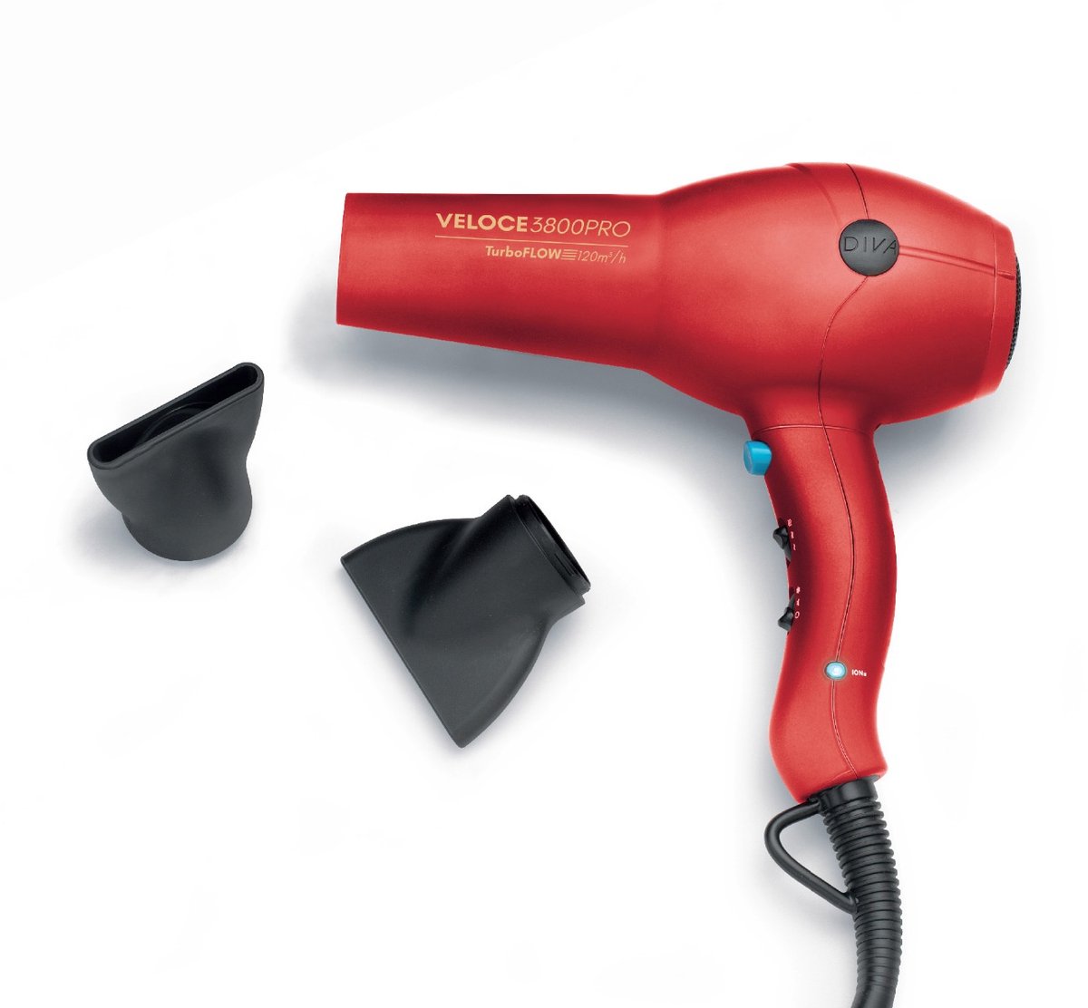 Diva Föhn Dryer Veloce 3800PRO Red