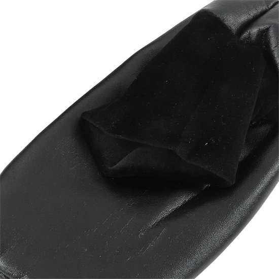 Warme Pluche Thermische Sokken voor Moslims - Set van 2 Paren - Comfortabel en Gevoerd - Ideaal voor Winterse Gebeden in Moskee - Zwart Elasticiteit - Islamitische Khuffain Sokken van Merkloos — afbeelding 3