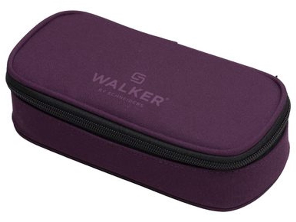 Etui leeg Walker Classic Plum Pencil Box Plum Classic - WA-49164-053