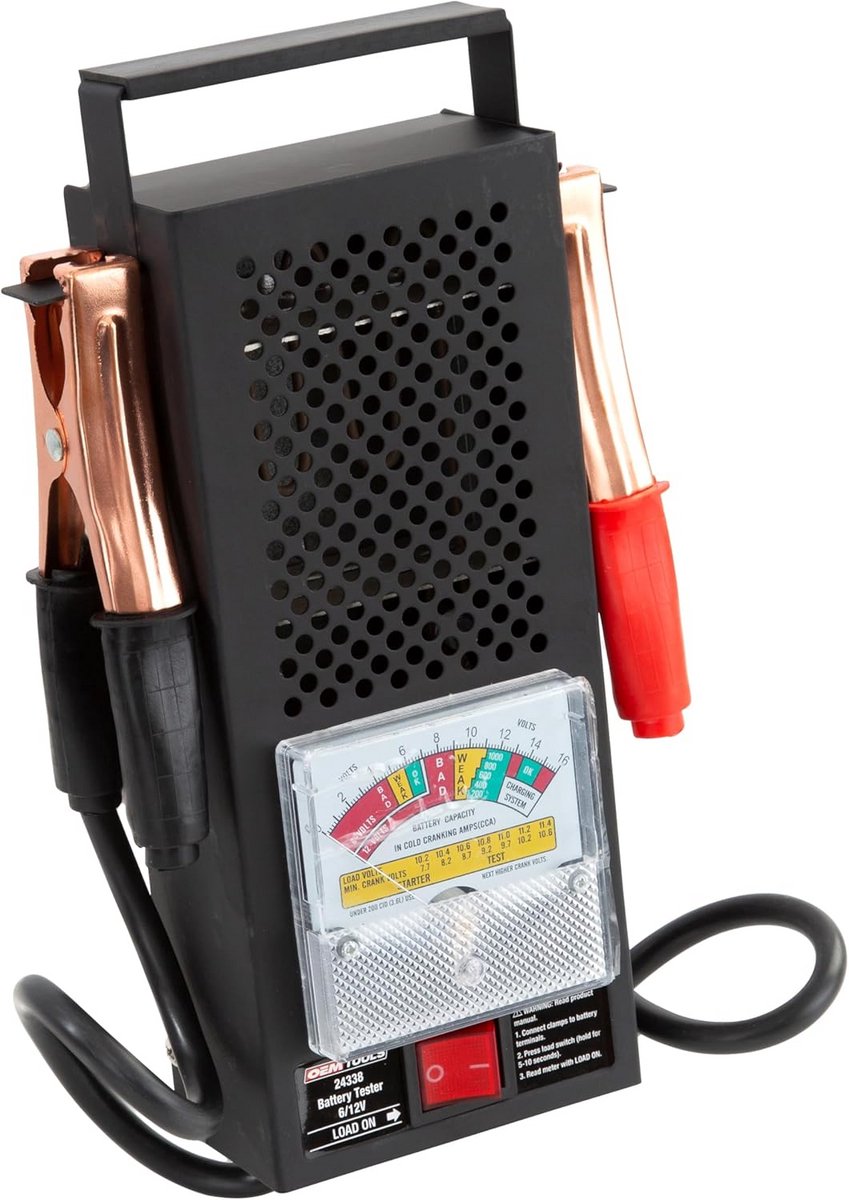 Accutester 100A voor het meten van accuspanning en startcapaciteit