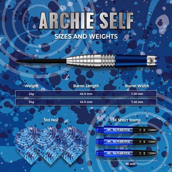 Mission Archie Self 90% - Dartpijlen van Mission — afbeelding 3