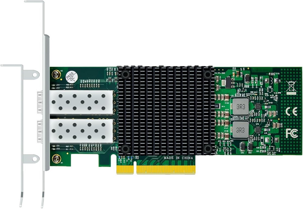 Image of 10 Gb SFP+ Dual-Port Ethernet Netwerkkaart PCIe 3.0 X8 met RoCE Ondersteuning