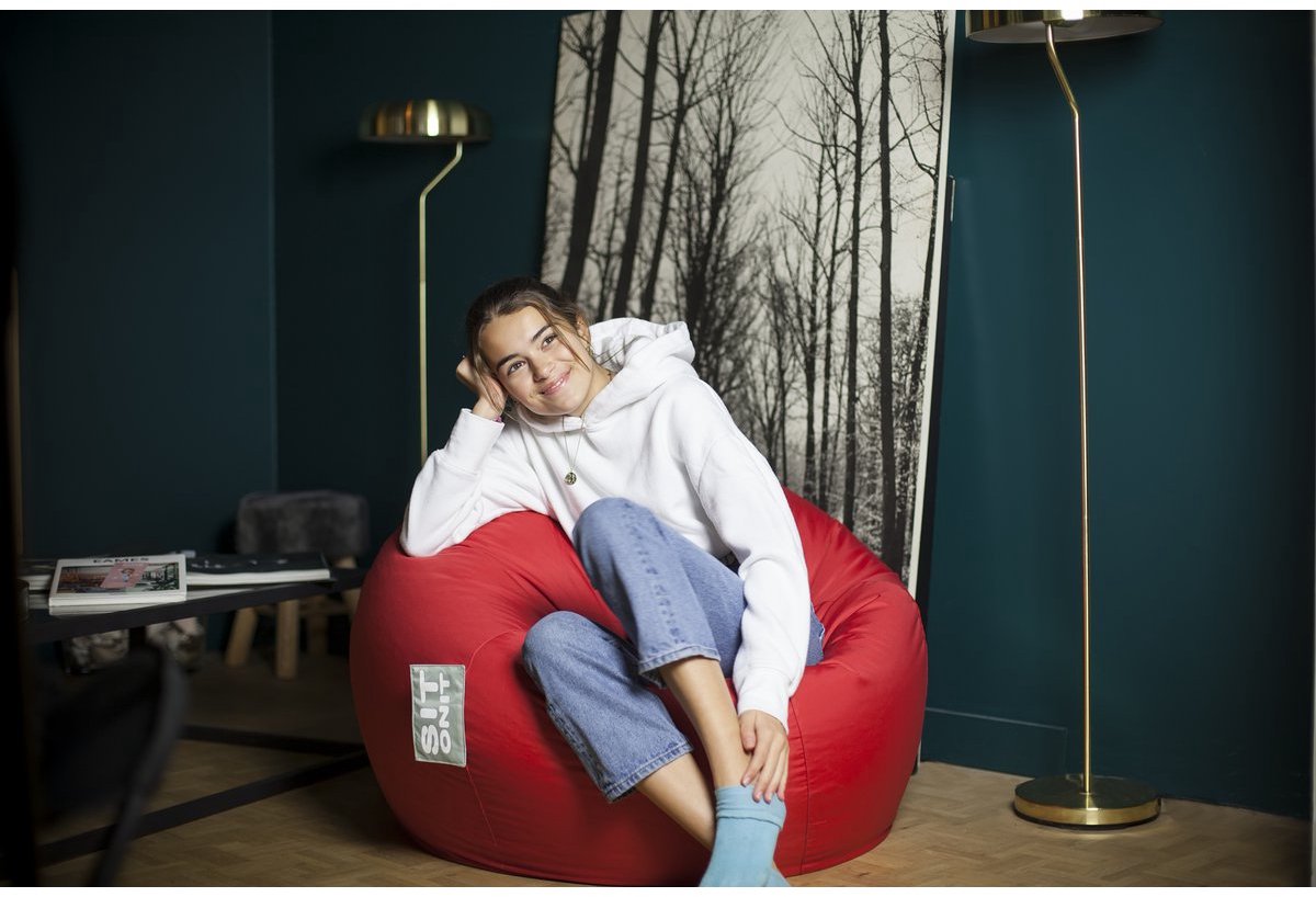 Sit On It Zitzak - Loungekussen - Multifunctioneel - Rood - Duurzaam en Lichtgewicht - Perfect voor binnen en buiten