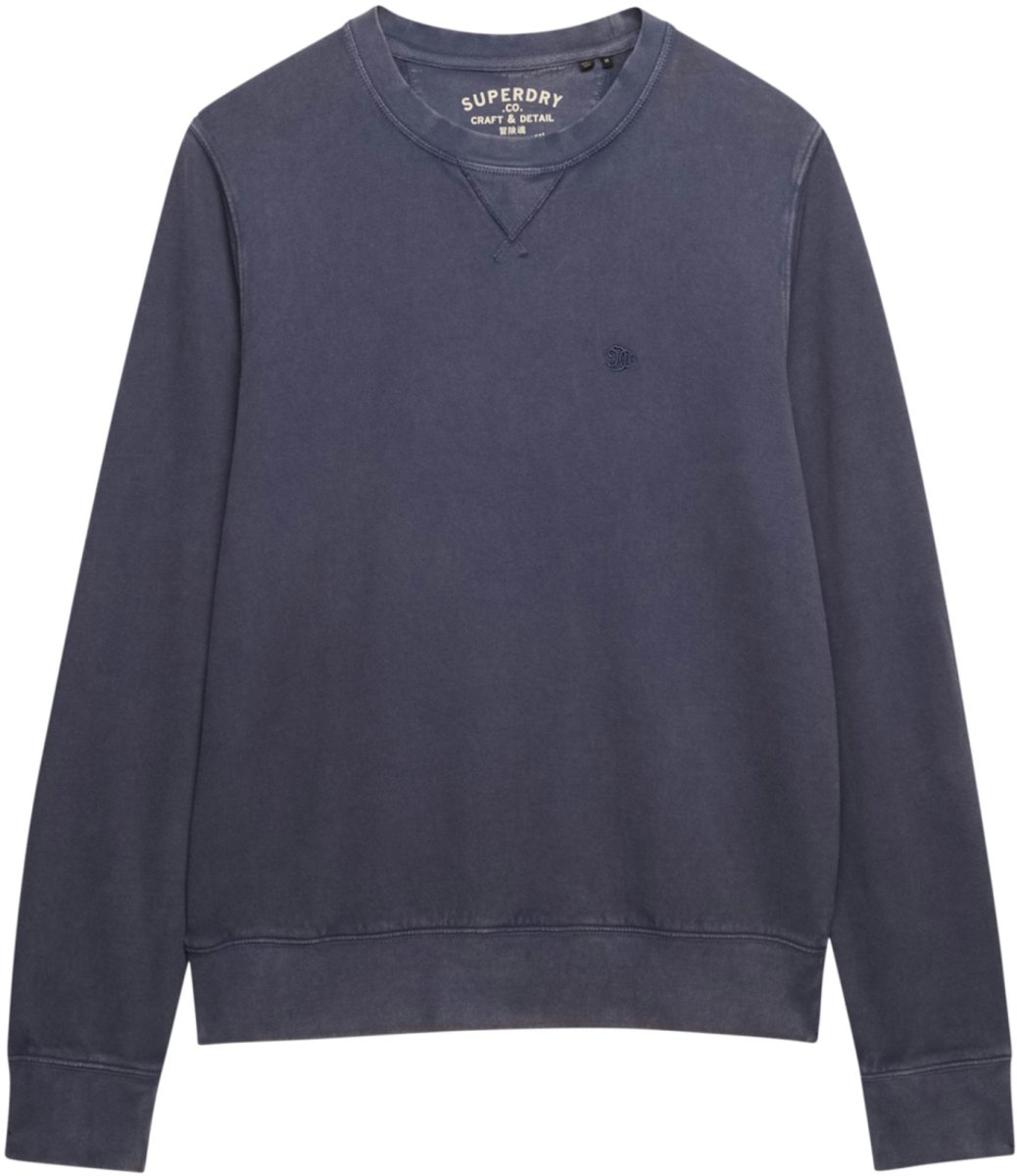 Superdry Klassiek Essential Sweatshirt Heren Vintage Indigo