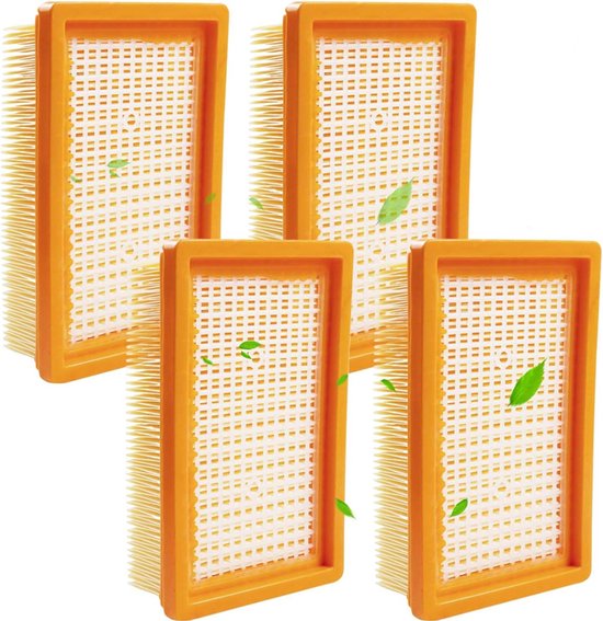 Filter Geschikt Voor Karcher Wd4 Wd5 Wd6 Mv4 Mv5 Mv6 Vervanging Stoffilters - 4 Stuks - Cartridgefilter - Platte Vouwfilters - Stofzuigerfilter - Vlakfilter - Patroonfilter - Stofzuigerfilter