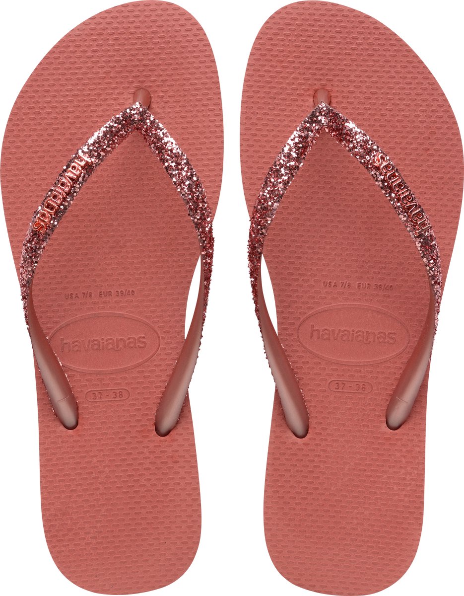 Havaianas HAV. SLIM GLITTER II CANYON CLAY Dames Slippers - canyon clay