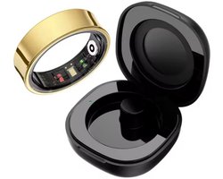 SF Products Smart Ring - Smart Ring Heren - Smart Ring Dames - Maat 8 - Inclusief Oplaadcase - Waterdicht