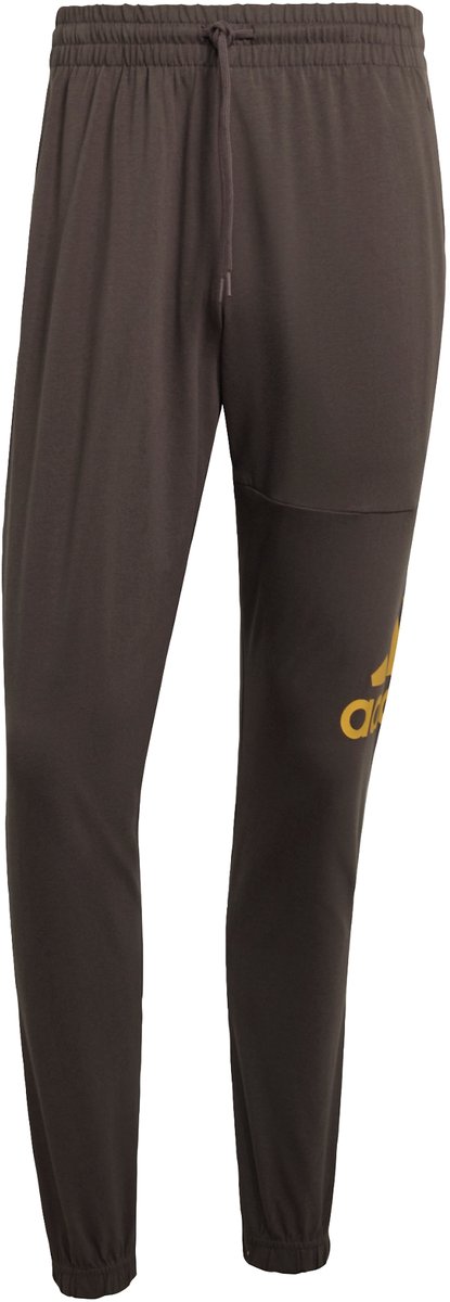 Adidas Sportswear Essentials Single Jersey Tapered Badge Of Sport Broek Heren Bruin